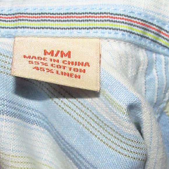 Tommy Bahama Short Sleeves Shirt Men's Medium - Picture 12 of 13